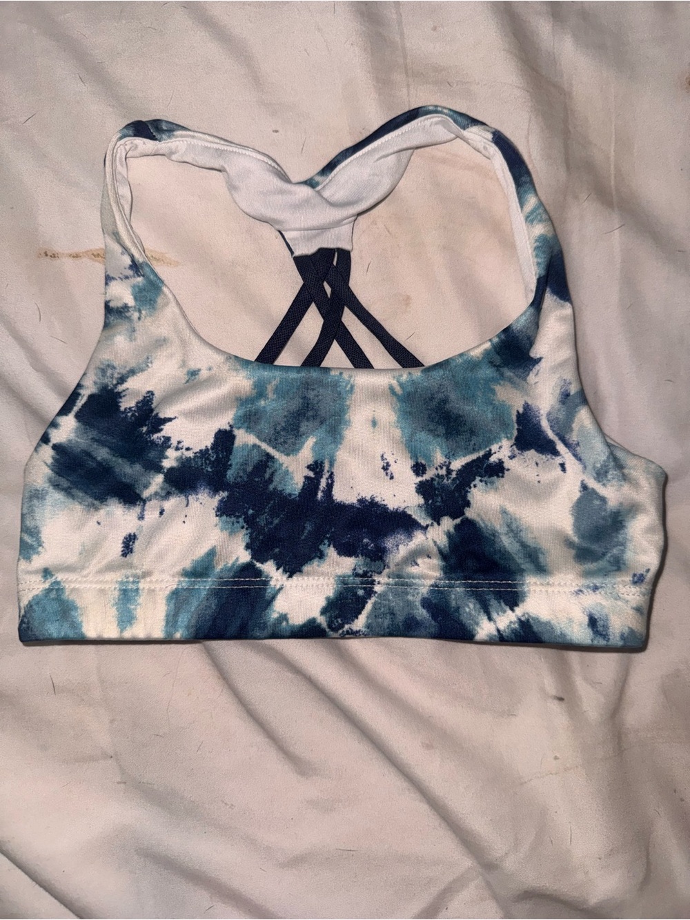 OLD NAVY ACTIVE Tie-Dye Blue & White Sports Bra - Women Intimates